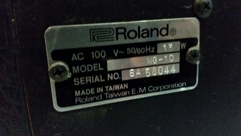 Roland MG 10  boss